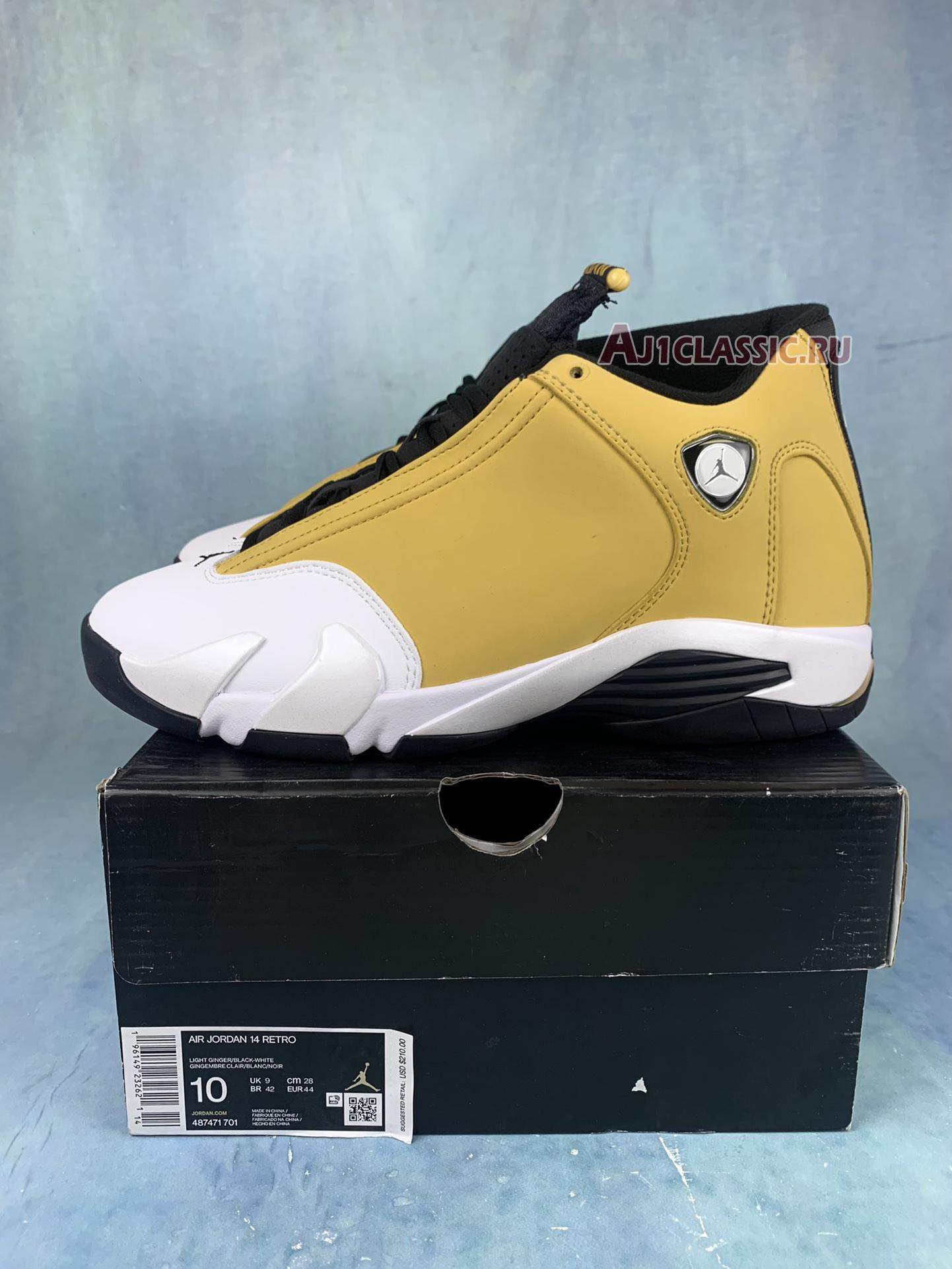 New Air Jordan 14 Retro "Ginger" 487471-701 Shoes