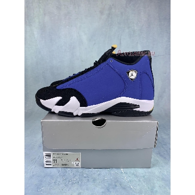 Air Jordan 14 Retro Laney 487471-407 Varsity Royal/Black/Varsity Maize/White Sneakers