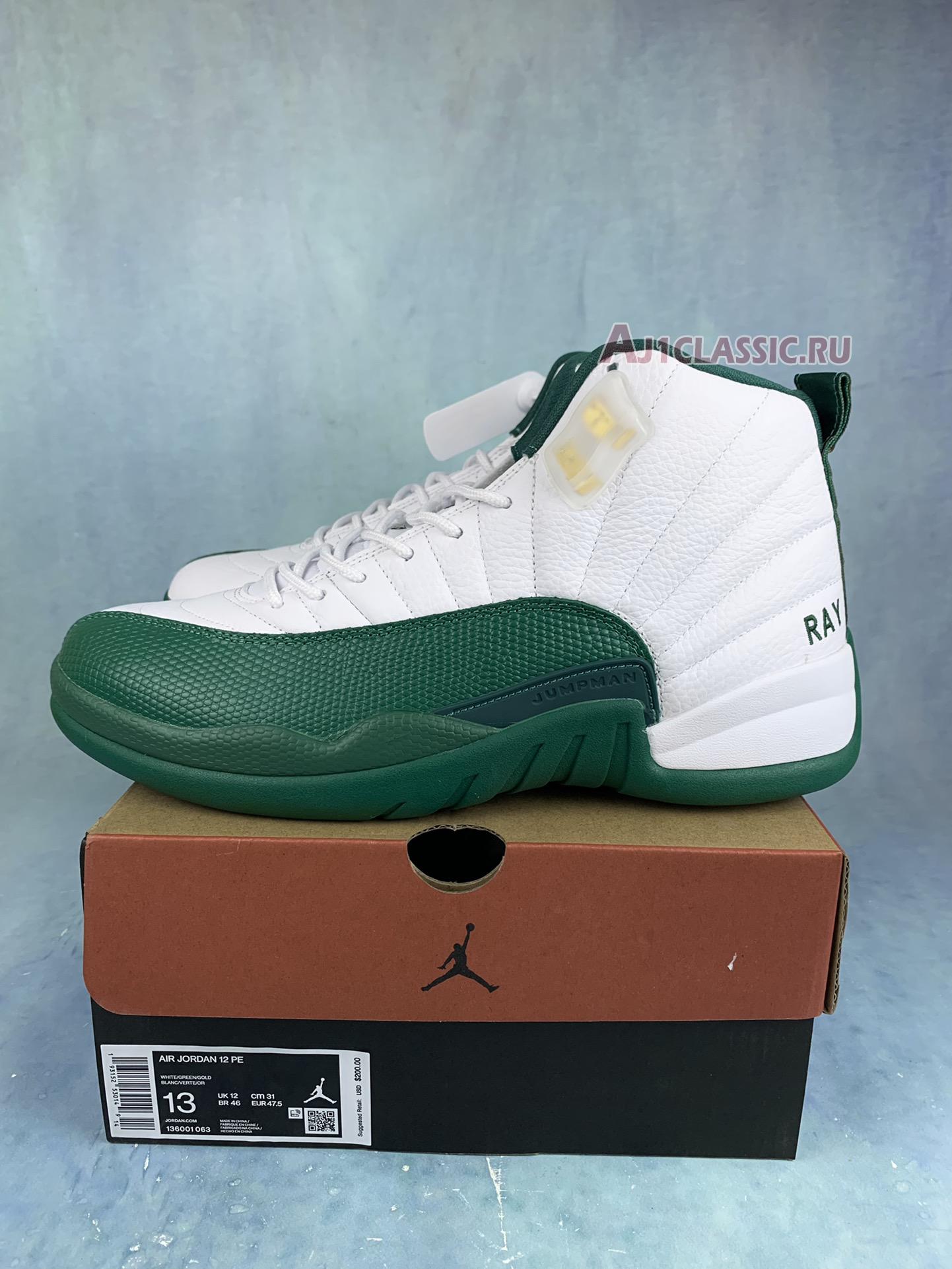 New Air Jordan 12 Pe "Ray Allen" 136001-063PE Shoes