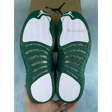 Air Jordan 12 Pe Ray Allen 136001-063PE White/Metallic Gold-Dark Pine Sneakers