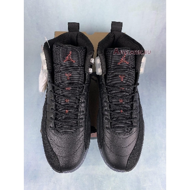 Air Jordan 12 Utility Grind DC1062-006-2 Black/Black/Bright Crimson/White Mens Womens Shoes