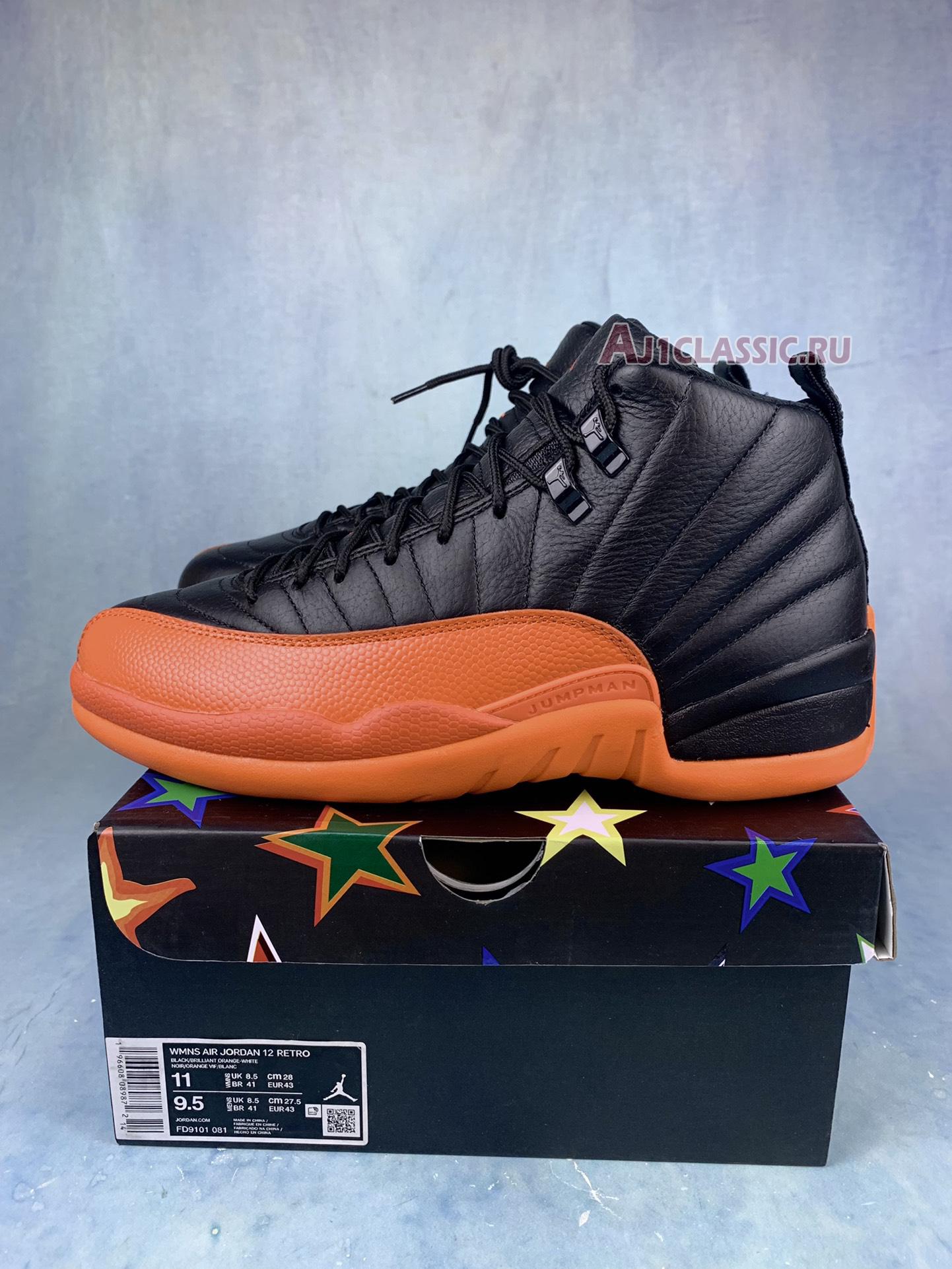 New Air Jordan 12 Retro "Brilliant Orange" FD9101-081 Shoes