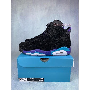 Air Jordan 6 Retro Aqua CT8529-004 Black/Bright Concord/Aquatone Sneakers