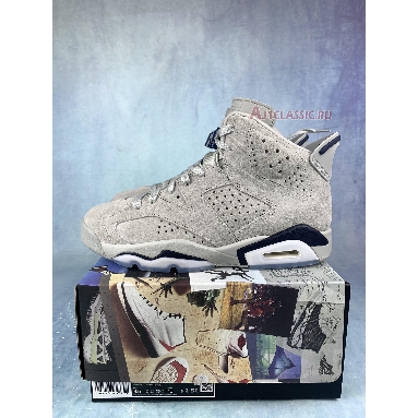 Air Jordan 6 Retro Georgetown CT8529-012-2 Magnet/College Navy Sneakers