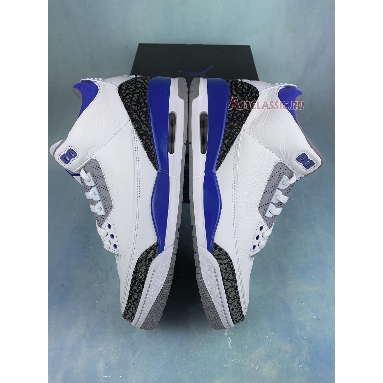 Air Jordan 3 Retro Racer Blue CT8532-145-2 White/Black/Cement Grey/Racer Blue Mens Womens Shoes