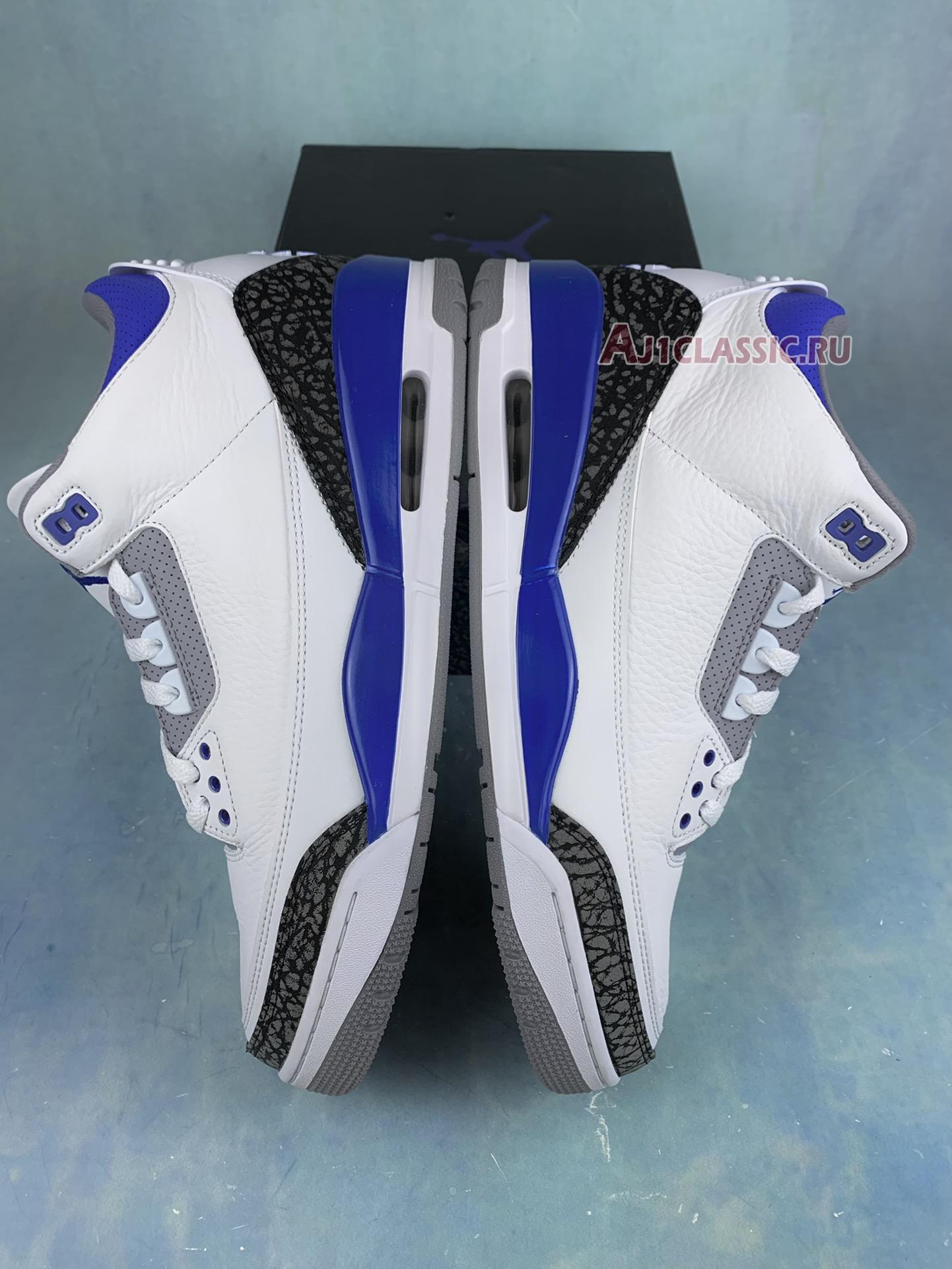 New Air Jordan 3 Retro "Racer Blue" CT8532-145-2 Shoes