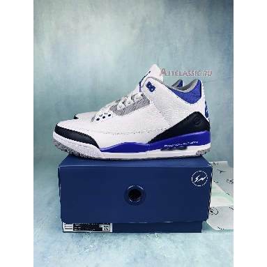 Fragment Design x Air Jordan 3 Retro SU17 MNJDLS 649 748185 White/Racer Blue/Black Sneakers