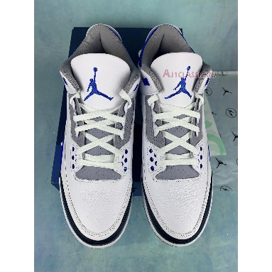 Fragment Design x Air Jordan 3 Retro SU17 MNJDLS 649 748185 White/Racer Blue/Black Mens Womens Shoes