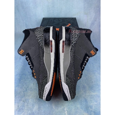 Air Jordan 3 Retro Fear Pack 2023 CT8532-080 Night Stadium/Total Orange/Black Sneakers