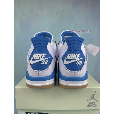 Nike SB x Air Jordan 4 Retro SP Blue Sapphire DR5415-104 White/Blue Sapphire Mens Womens Shoes