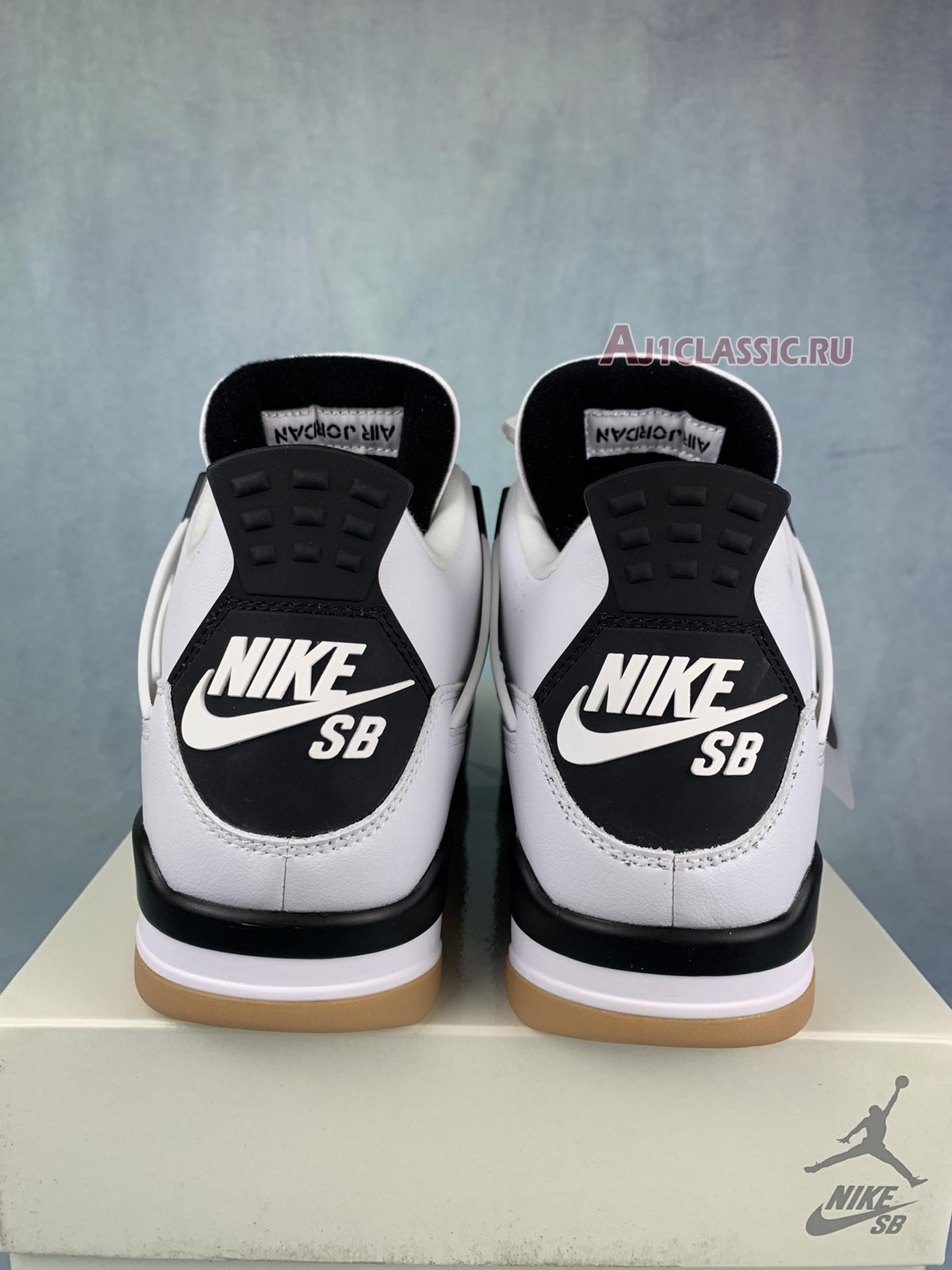 Nike SB x Air Jordan 4 Retro SP "White Black" DR5415-101