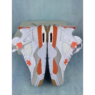 Nike SB x Air Jordan 4 Retro SP White Orange DR5415-108 White/Orange Mens Womens Shoes