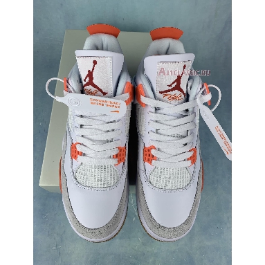 Nike SB x Air Jordan 4 Retro SP White Orange DR5415-108 White/Orange Mens Womens Shoes