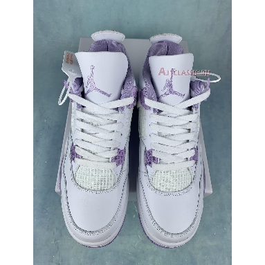 Air Jordan 4 Retro White Purple CT8527-115-2 White/Purple Sneakers