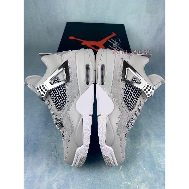 Air Jordan 4 Retro Frozen Moments AQ9129-001 Light Iron Ore/Sail/Neutral Grey/Black/Metallic Silver Sneakers