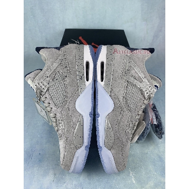 Air Jordan 4 Retro Georgetown PE AJ4-1043505 Pewter Grey/College Navy/White Mens Womens Shoes