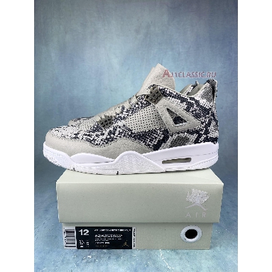 Air Jordan 4 Retro Premium Snakeskin 819139-030 Light Bone/White-Pure Platinum-Wolf Grey Mens Womens Shoes