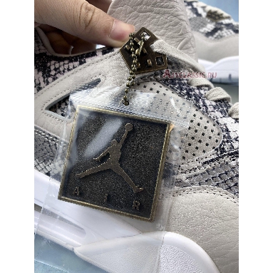 Air Jordan 4 Retro Premium Snakeskin 819139-030 Light Bone/White-Pure Platinum-Wolf Grey Sneakers