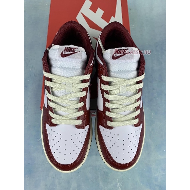 Nike Dunk Low Premium Vintage Red FJ4555-100 White/Team Red/Coconut Milk Sneakers