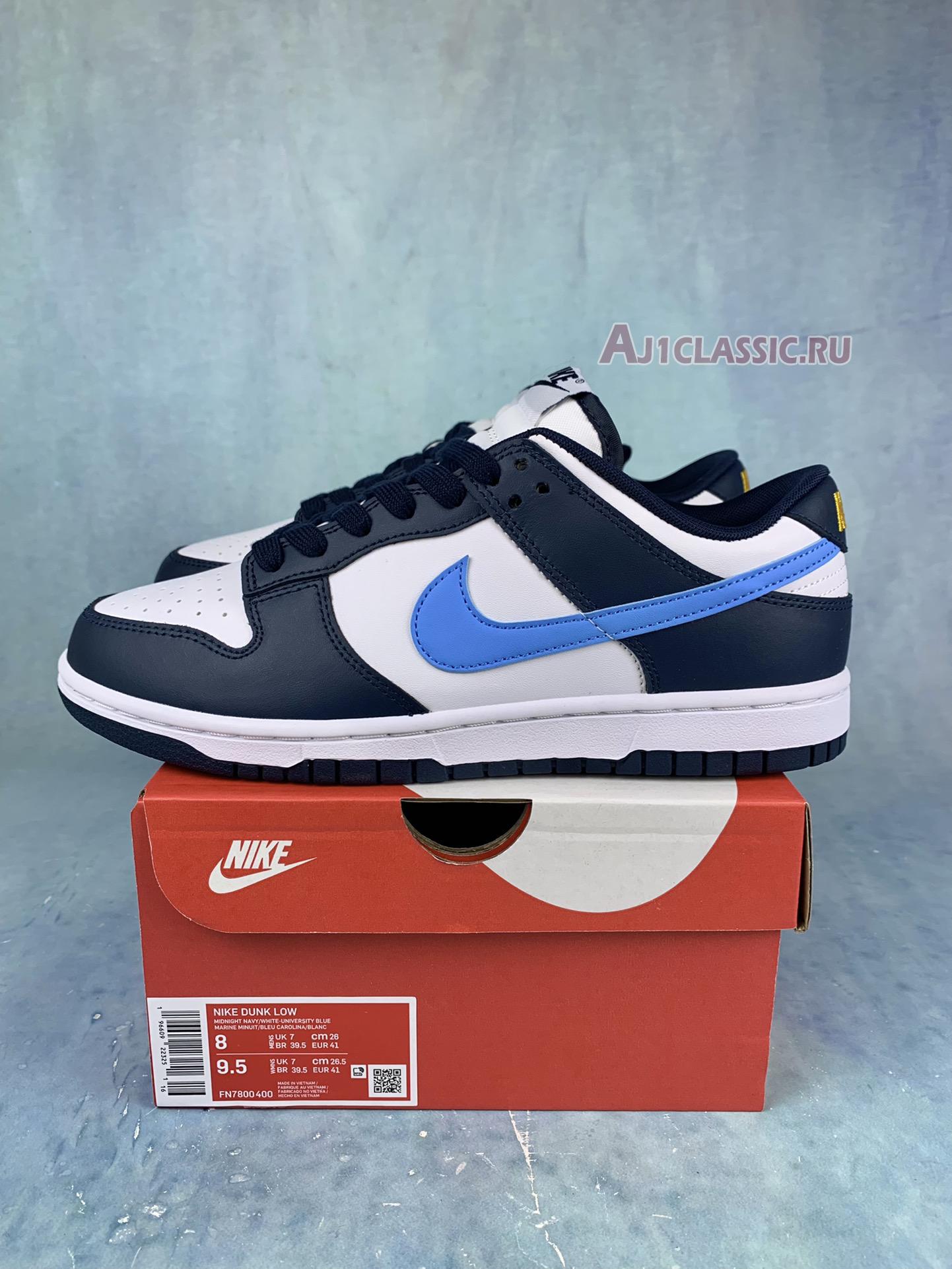 New Nike Dunk Low "Obsidian University Blue" FN7800-400 Shoes