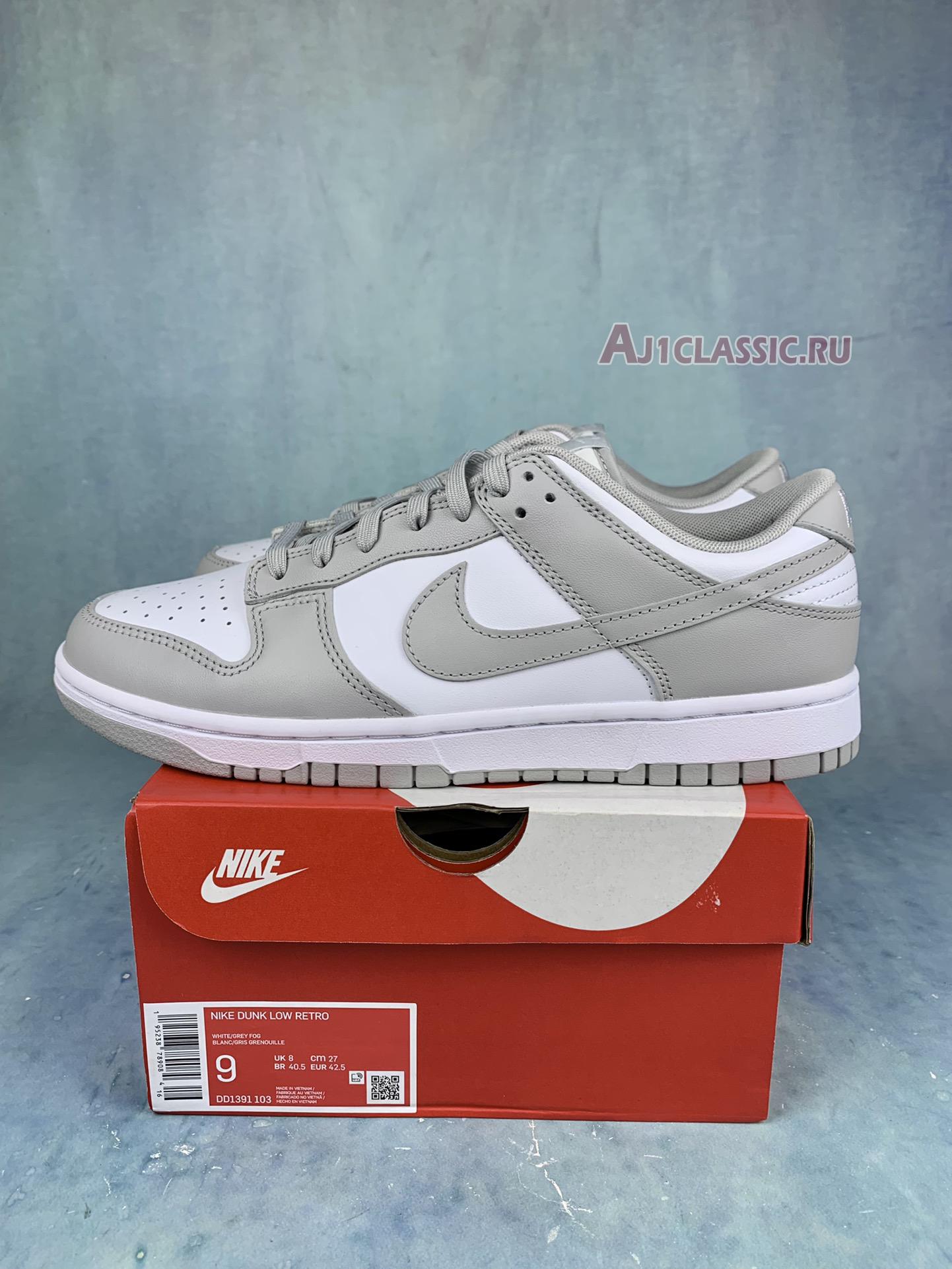 New Nike Dunk Low "Grey Fog" DD1391-103-3 Shoes