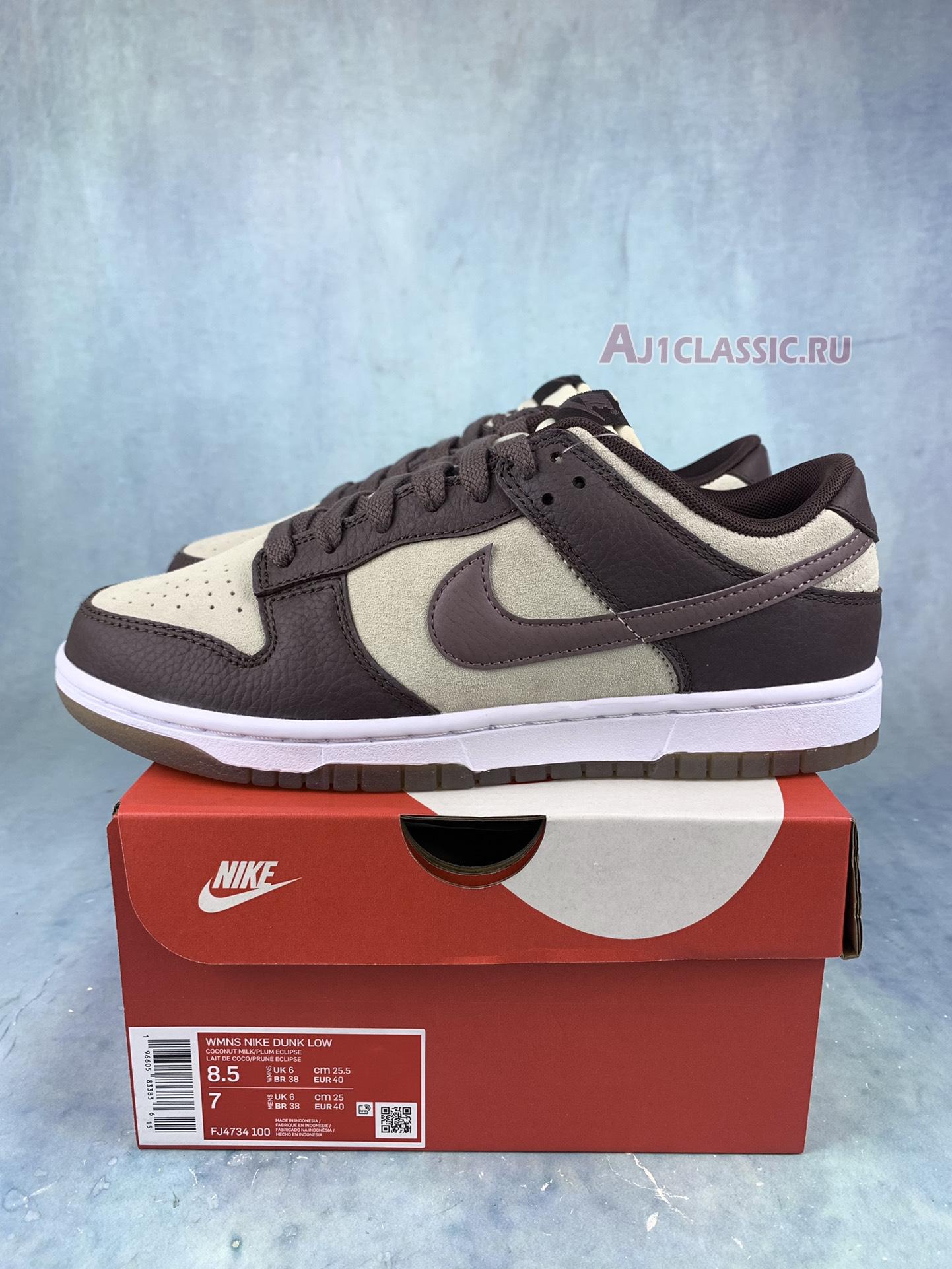 New Nike Dunk Low "Plum Eclipse" FJ4734-100 Shoes