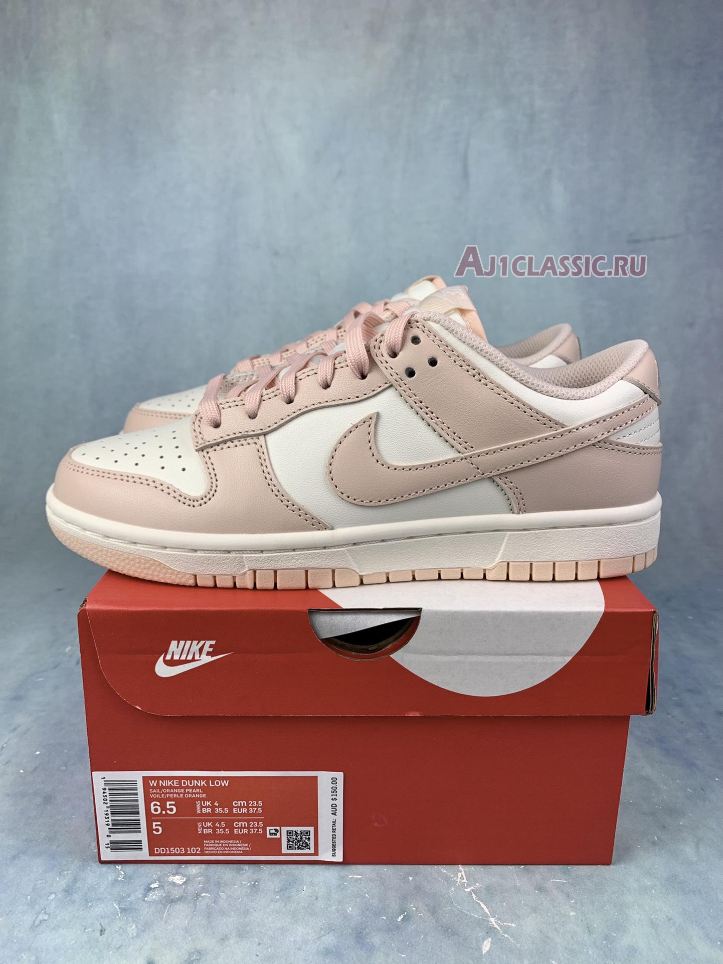 New Nike Dunk Low "Orange Pearl" DD1503-102-2 Shoes