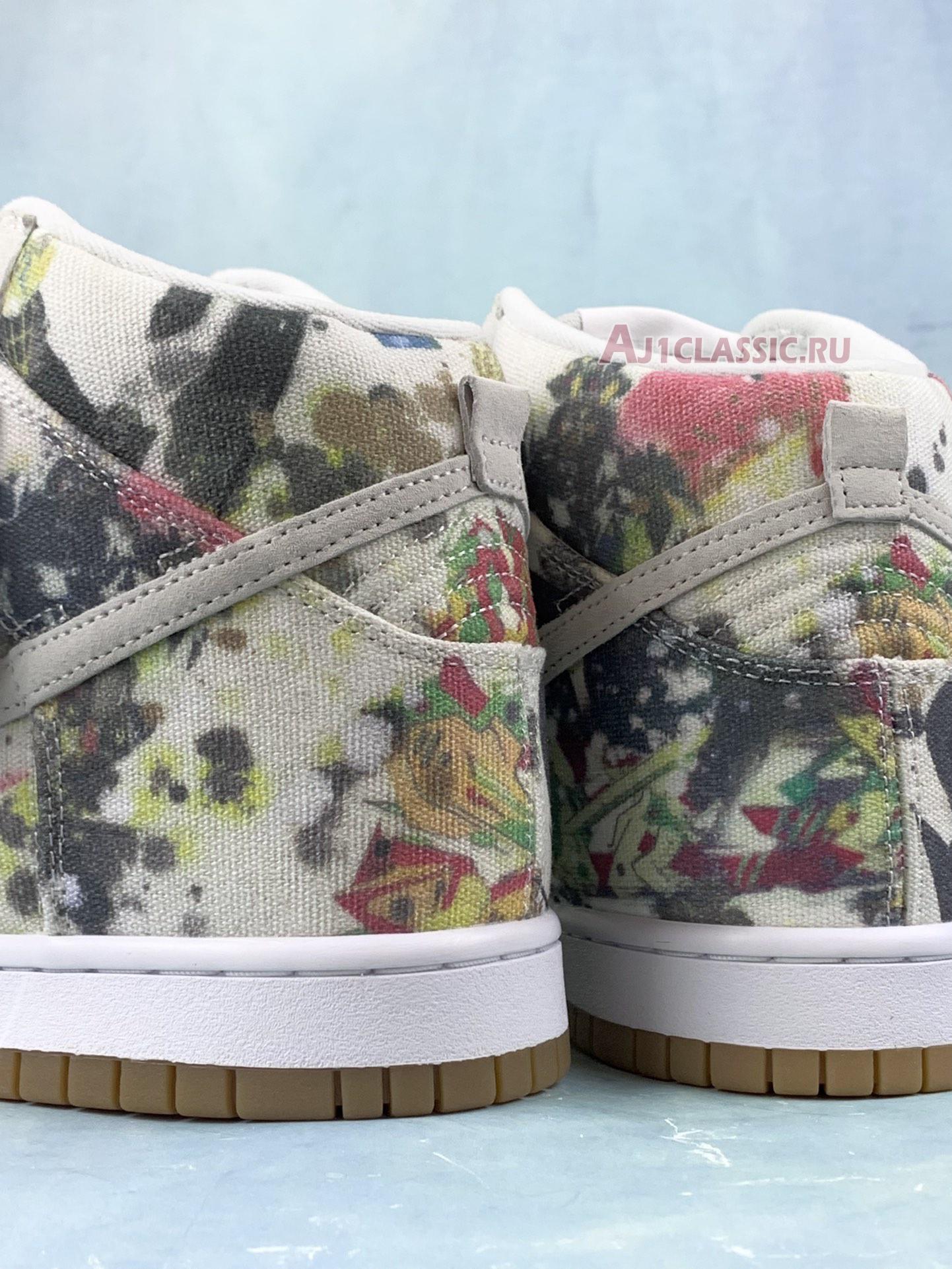 New Supreme x Nike Dunk High SB "Rammellzee" FD8779-100 Shoes