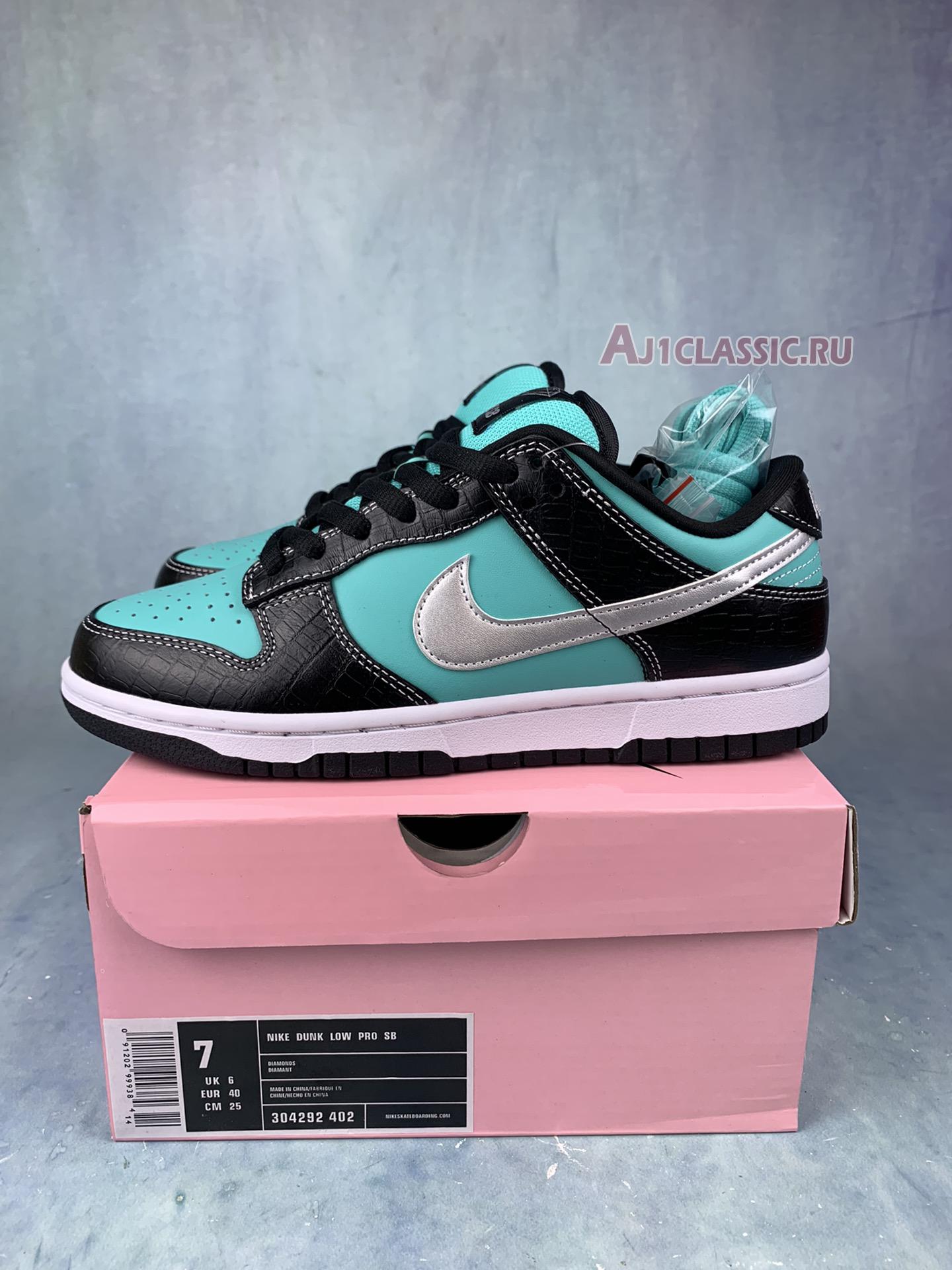 New Diamond Supply Co. x Nike Dunk Low Pro SB "Tiffany" 304292-402-2 Shoes