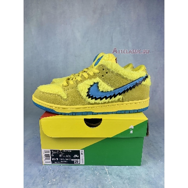 Grateful Dead x Nike Dunk Low SB Yellow Bear CJ5378-700-2 Opti Yellow/Blue Fury Sneakers