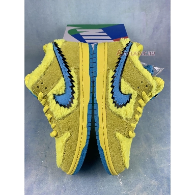 Grateful Dead x Nike Dunk Low SB Yellow Bear CJ5378-700-2 Opti Yellow/Blue Fury Sneakers