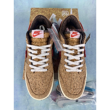 CLOT x Nike Dunk Low SP Cork FN0317-121 Natural/Flax/Coconut Milk/Baroque Brown Mens Womens Shoes