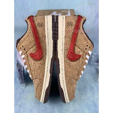 CLOT x Nike Dunk Low SP Cork FN0317-121 Natural/Flax/Coconut Milk/Baroque Brown Sneakers