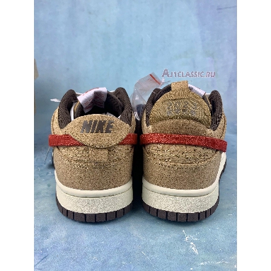 CLOT x Nike Dunk Low SP Cork FN0317-121 Natural/Flax/Coconut Milk/Baroque Brown Sneakers