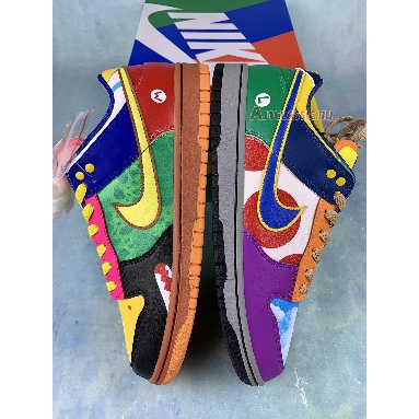 Nike Dunk Low Super Mario DH0952-100-3 Multi-color/Multi-color Mens Womens Shoes