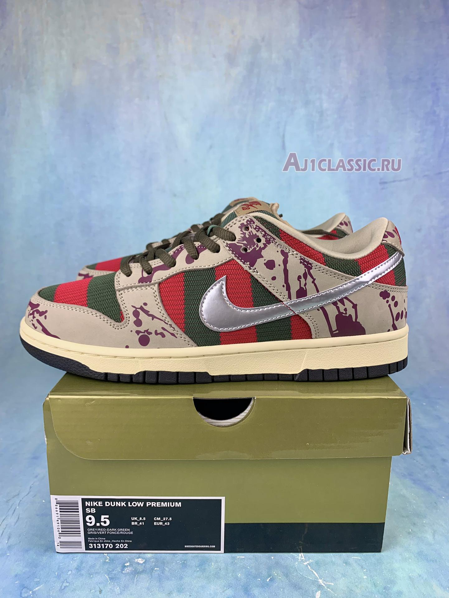 New Nike Dunk Low Pro SB "Freddy Krueger" 313170-202 Shoes