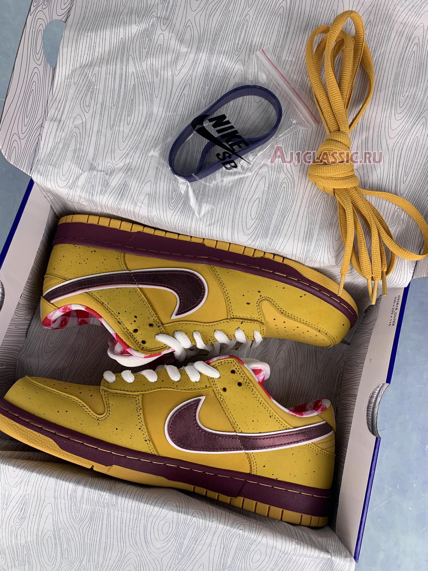 New Nike Dunk Low Premium SB "Yellow Lobster" 313170-137566 Shoes