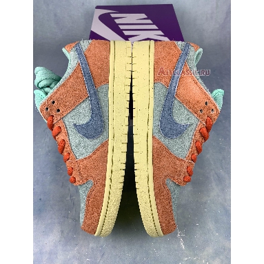 Nike Dunk Low SB Orange Emerald Rise PE DV5429-800 Orange/Noise Aqua/Emerald Rise/Lemon Chiffon Mens Womens Shoes