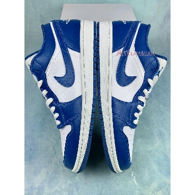 Air Jordan 1 Low Marina Blue DC0774-114-2 White/White/Dark Marina Blue Sneakers