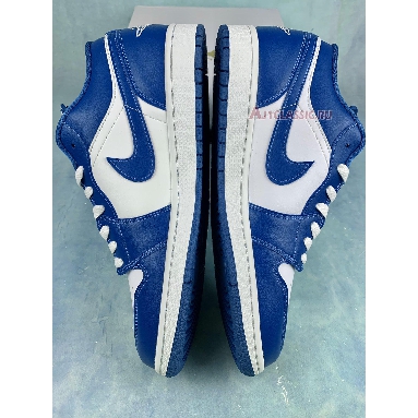 Air Jordan 1 Low Marina Blue DC0774-114-2 White/White/Dark Marina Blue Sneakers