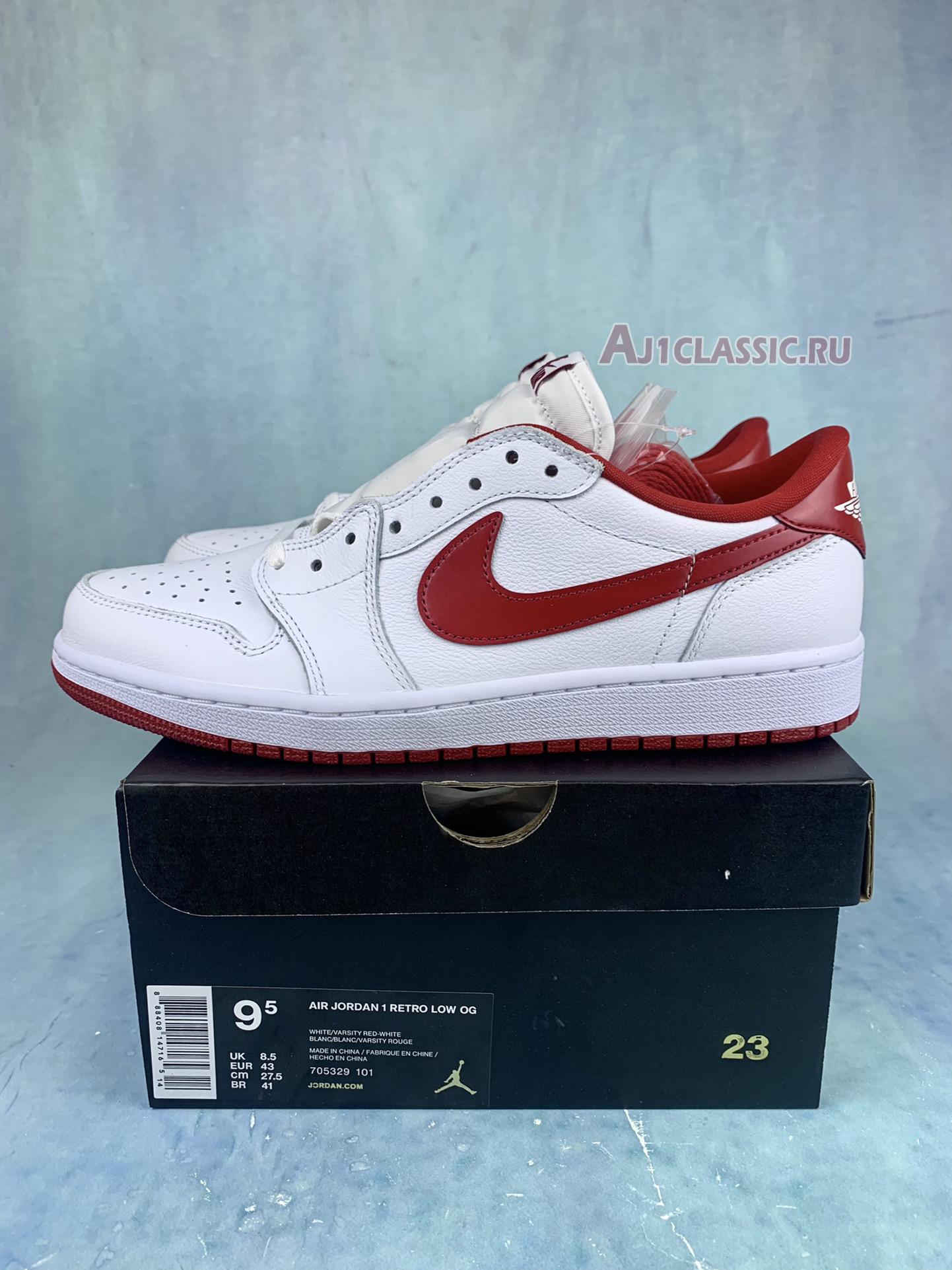 Air Jordan 1 Retro Low OG "Varsity Red" 705329-101