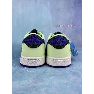 Air Jordan 1 Retro Low OG Doernbecher 2023 FD9665-351 Gorge Green/Court Purple/White/Barely Volt/Sail Sneakers