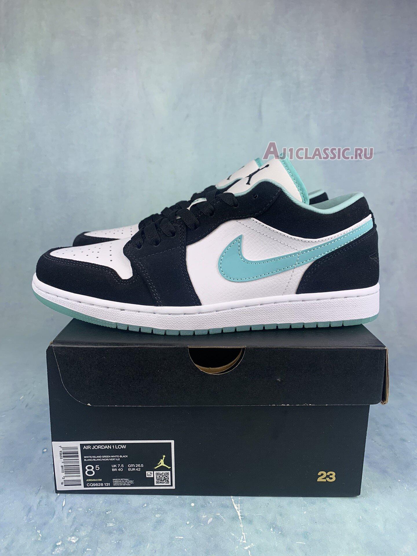 New Air Jordan 1 Low "Island Green" CQ9828-131-2 Shoes