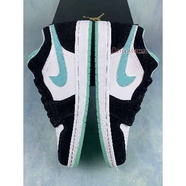 Air Jordan 1 Low Island Green CQ9828-131-2 White/Black/Island Green Mens Womens Shoes