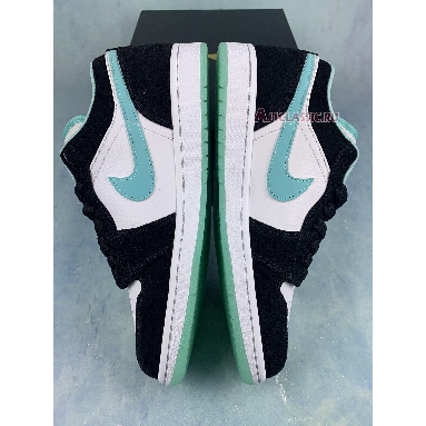 Air Jordan 1 Low Island Green CQ9828-131-2 White/Black/Island Green Sneakers