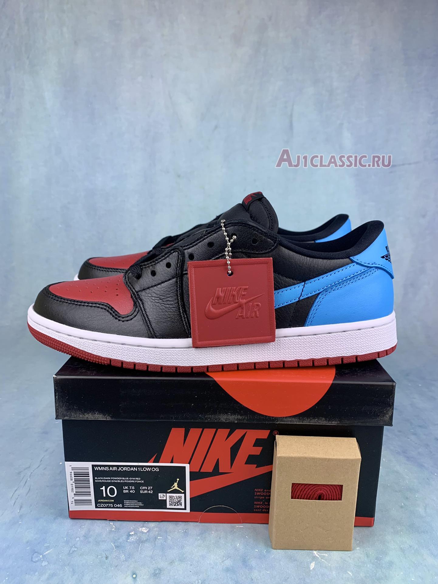 New Air Jordan 1 Retro Low OG "NC to Chi" CZ0775-046 Shoes