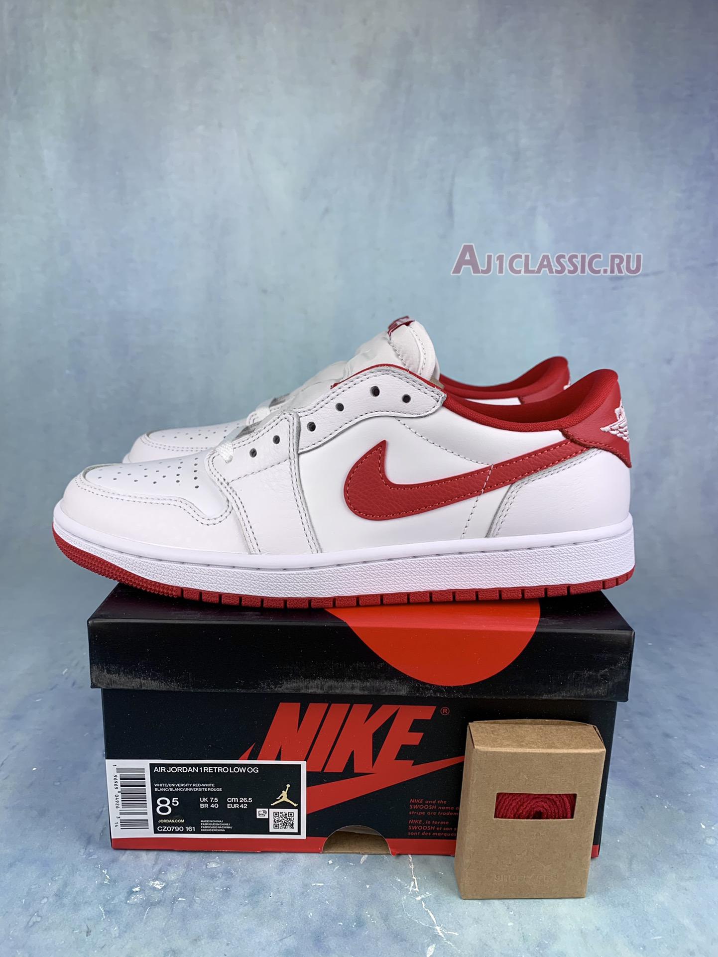 Air Jordan 1 Retro Low OG "University Red" CZ0790-161