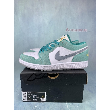 Air Jordan 1 Low New Emerald DN3705-301-2 New Emerald/White/Light Steel Grey Sneakers