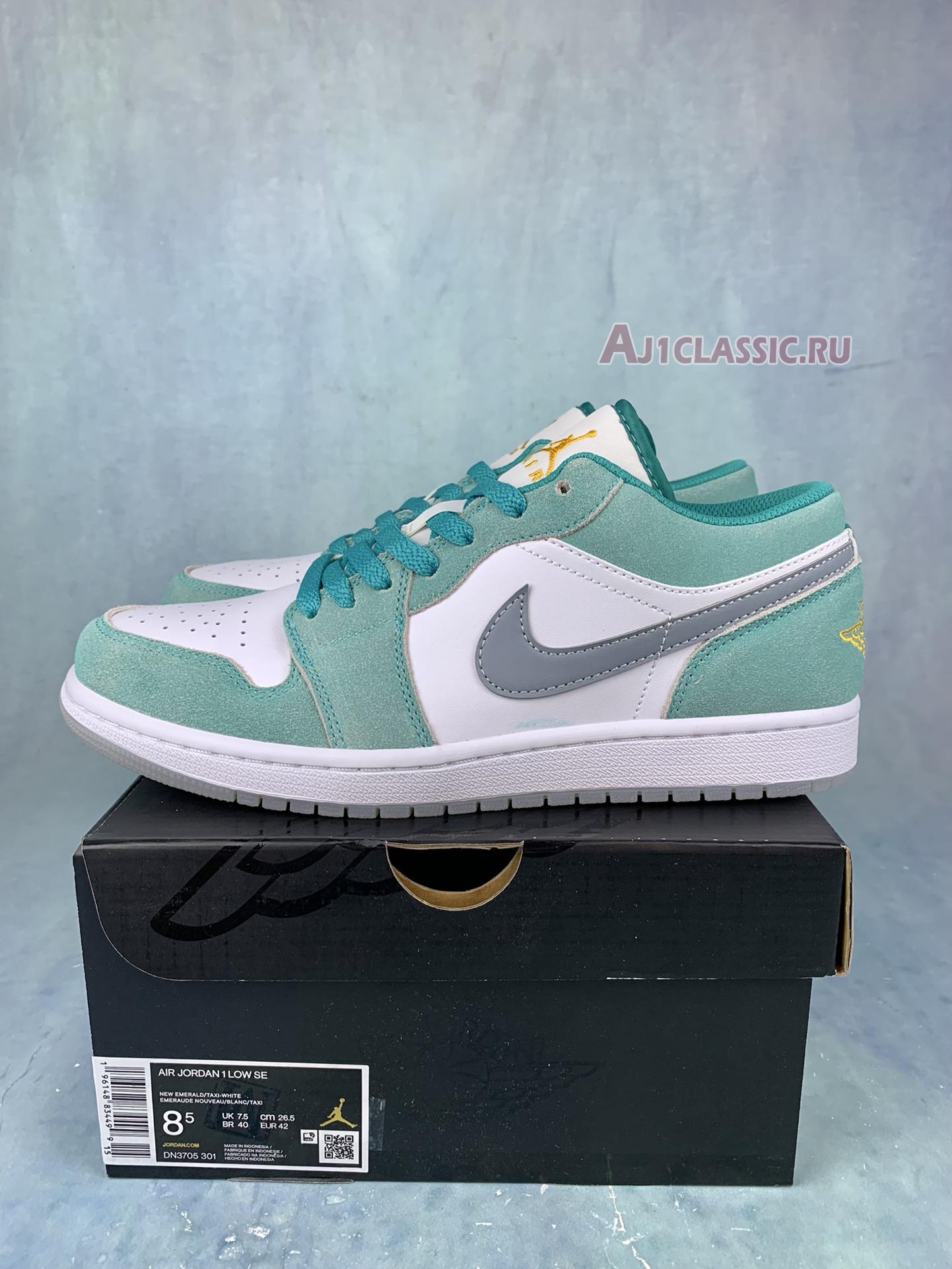 New Air Jordan 1 Low "New Emerald" DN3705-301-2 Shoes