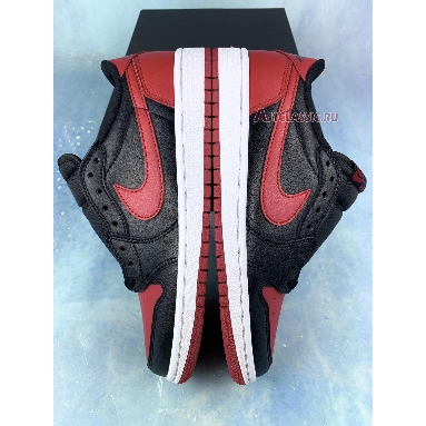 Air Jordan 1 Retro Low OG Bred 705329-001 Black/Varsity Red-Sail Sneakers